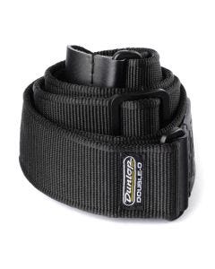 Dunlop Strap - Double D Solid Black