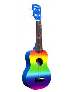 DDUK1 Amahi Rainbow Gradient Ukulele, Soprano