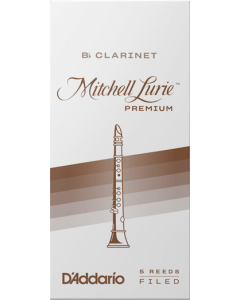 Mitchell Lurie Premium Bb Clarinet Reeds, Strength 3.5, 5 Pack