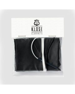 Silk Swab for Bb/A Clarinet - Black