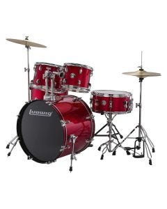 Ludwig LC17014 Accent Fuse 5-Piece Drum Set - Red