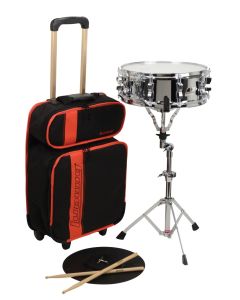LE2477RBR Ludwig snare stand, L2B sticks, rolling bag