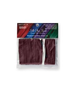 Hodge Silk Long Oboe Swab - Burgundy