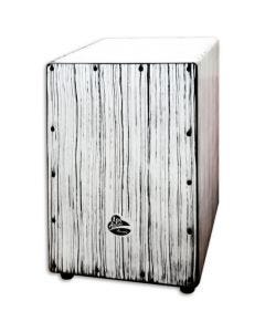 Latin Percussion LPA1332WS Cajon Aspire Accents - White Streak