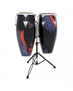 Latin Percussion LPA625SNB Aspire Santana Abraxas Angel Wood Conga Set