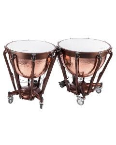 LTG702KG Ludwig Set of 2 (26" & 29") Hammered Copper Bowl with Pro Tuning Gauge (Suspended One-Piece Bowl Construction)