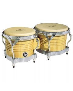 Latin Percussion M201AWC Matador Wood Bongos - Chrome