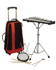 M652RBR Ludwig L2B sticks, bell mallets, music rack, rolling bag