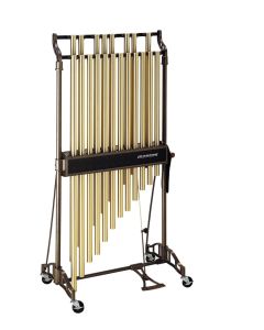 M665B Ludwig Symphonic Chimes, Satin Brass Finish, 1 1/2" tube