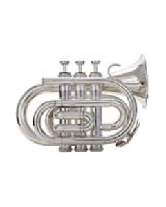 Phaeton PHTP3030 Pocket Trumpet - Bright Silver Plate