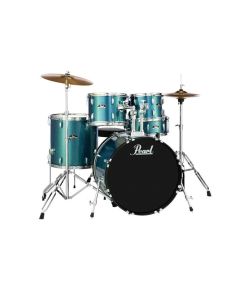 Roadshow Complete 5-pc. Drum Set - Aqua Blue Glitter