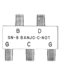 Kratt SN8 Banjo C Notation Pitch Pipe "G-C-G-B-D"