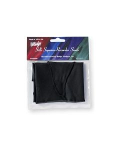 Hodge Silk Soprano Recorder Swab - Black