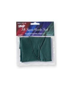 Hodge Silk Soprano Recorder Swab - Green