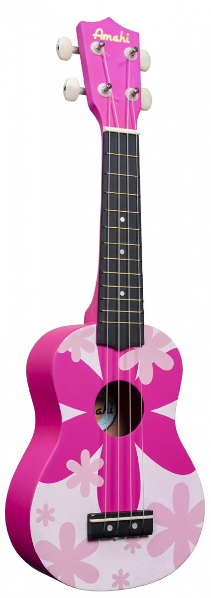 Flower ukulele cheap