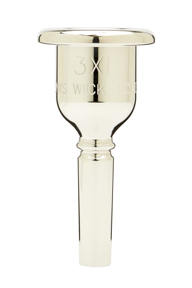 Denis Wick Heritage Tuba Mouthpiece; Silver Plated; 3XL