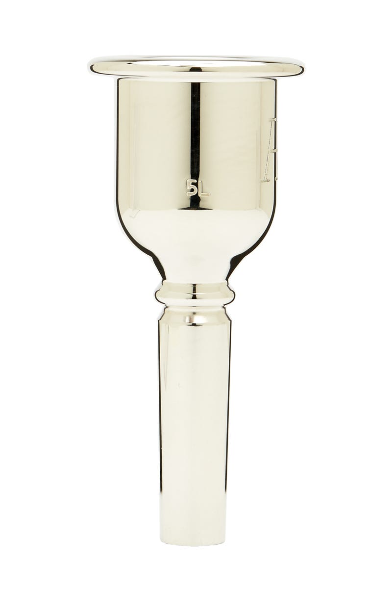 Denis Wick Heritage Tuba Mouthpiece; Silver Plated; 5L