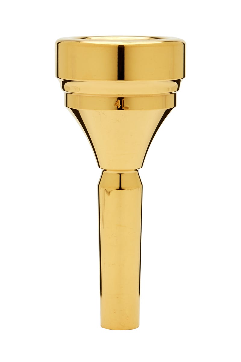 Denis Wick Classic Tuba Mouthpiece; Gold Plated; 4L