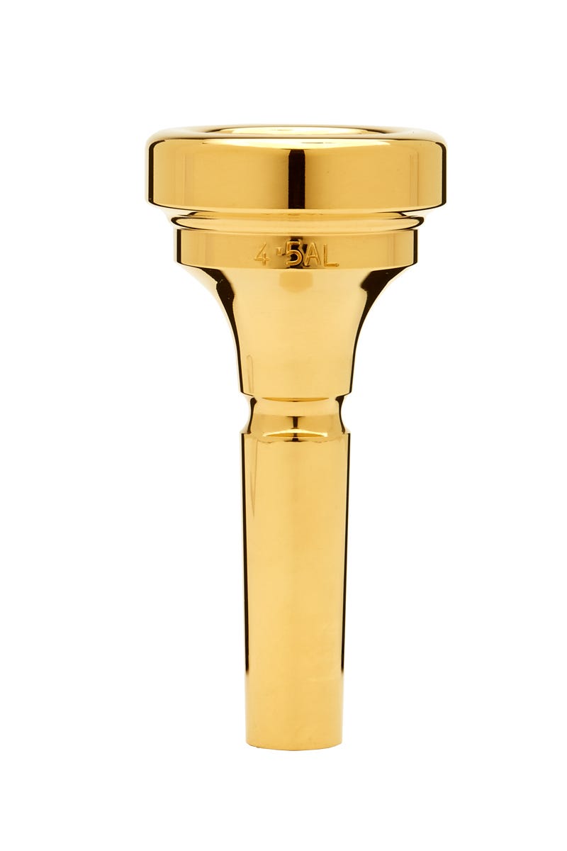 Denis Wick Classic Trombone Mouthpiece; Gold Plated; 4.5AL