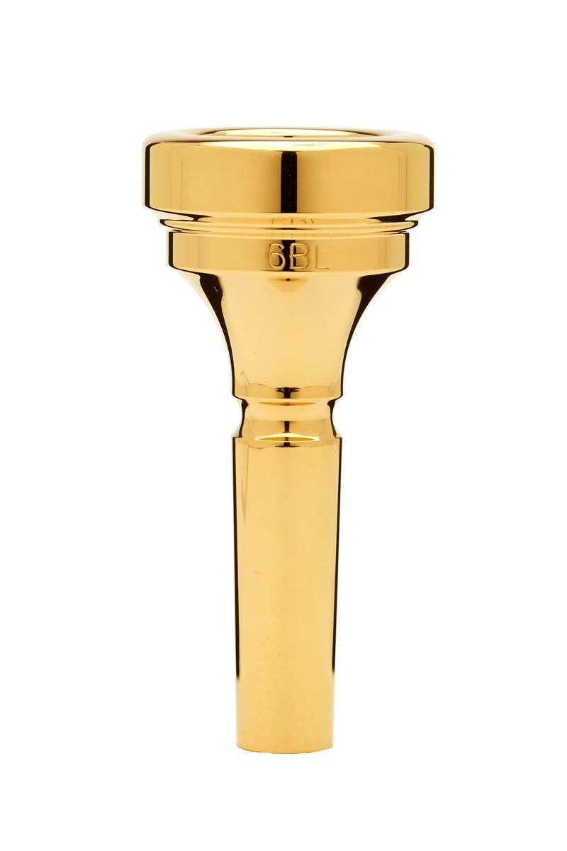 Denis Wick Classic Trombone Mouthpiece; Gold Plated; 6BL