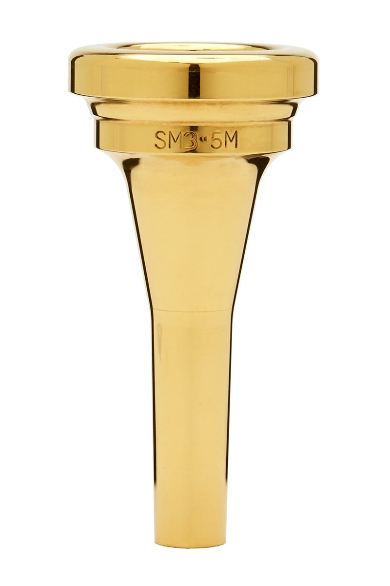 Denis Wick Steven Mead Euphonium Mouthpiece; Gold Plated; SM3.5M