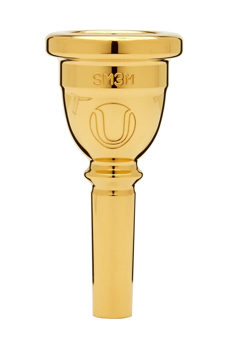 Denis Wick Ultra Steven Mead Euphonium Mouthpiece; Gold Plated; SM3MU