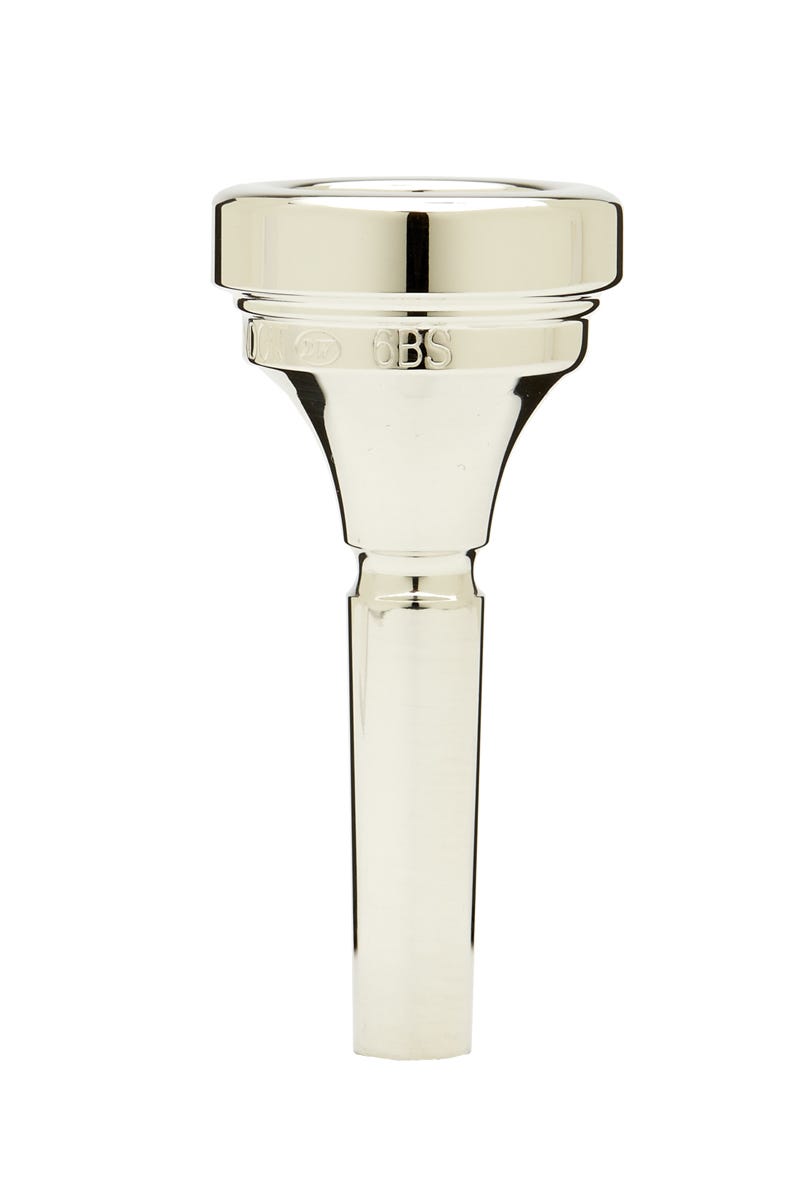 Denis Wick Classic Trombone Mouthpiece; Silver Plated; 6BS