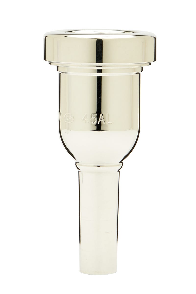 Denis Wick HeavyTop Trombone Mouthpiece; Silver Plated; 4.5AL