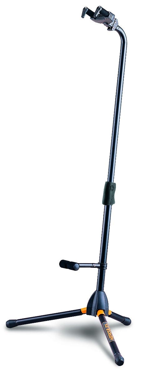 PLUS Series Universal AutoGrip Guitar Stand with Foldable Backrest
