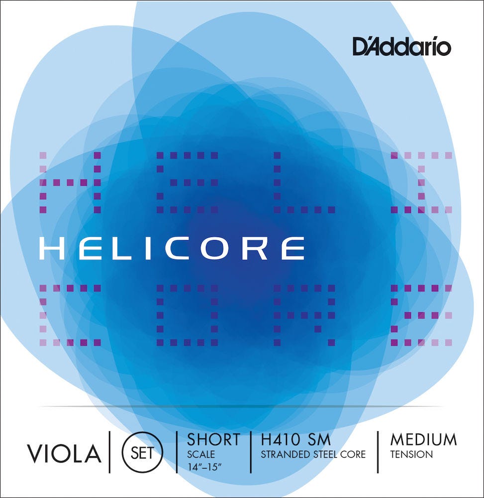 D'Addario Helicore Viola String Set, Short Scale, Medium Tension
