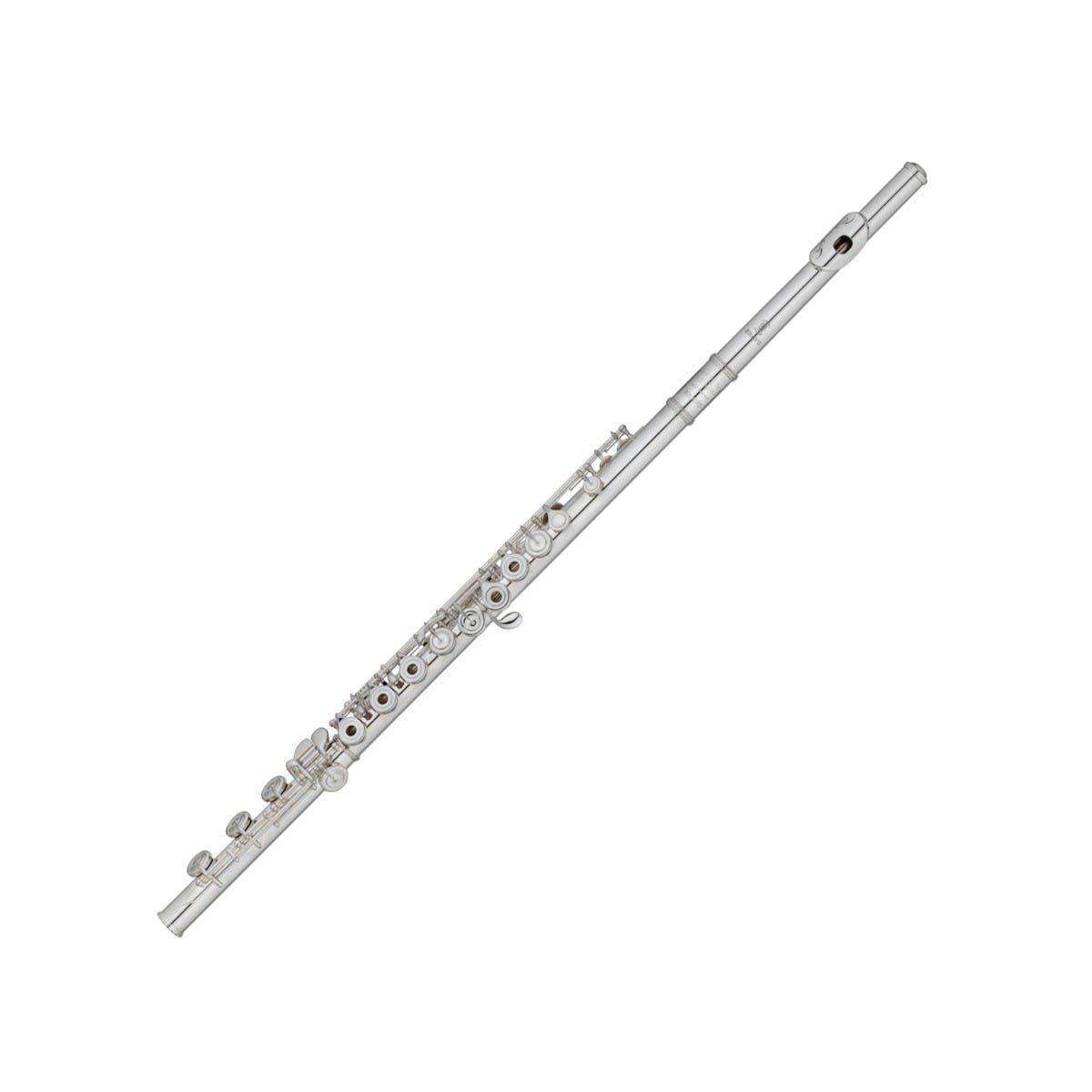 Sterling Silver Bravo Headjoint - Engraved Gold Lip Plate and Crown