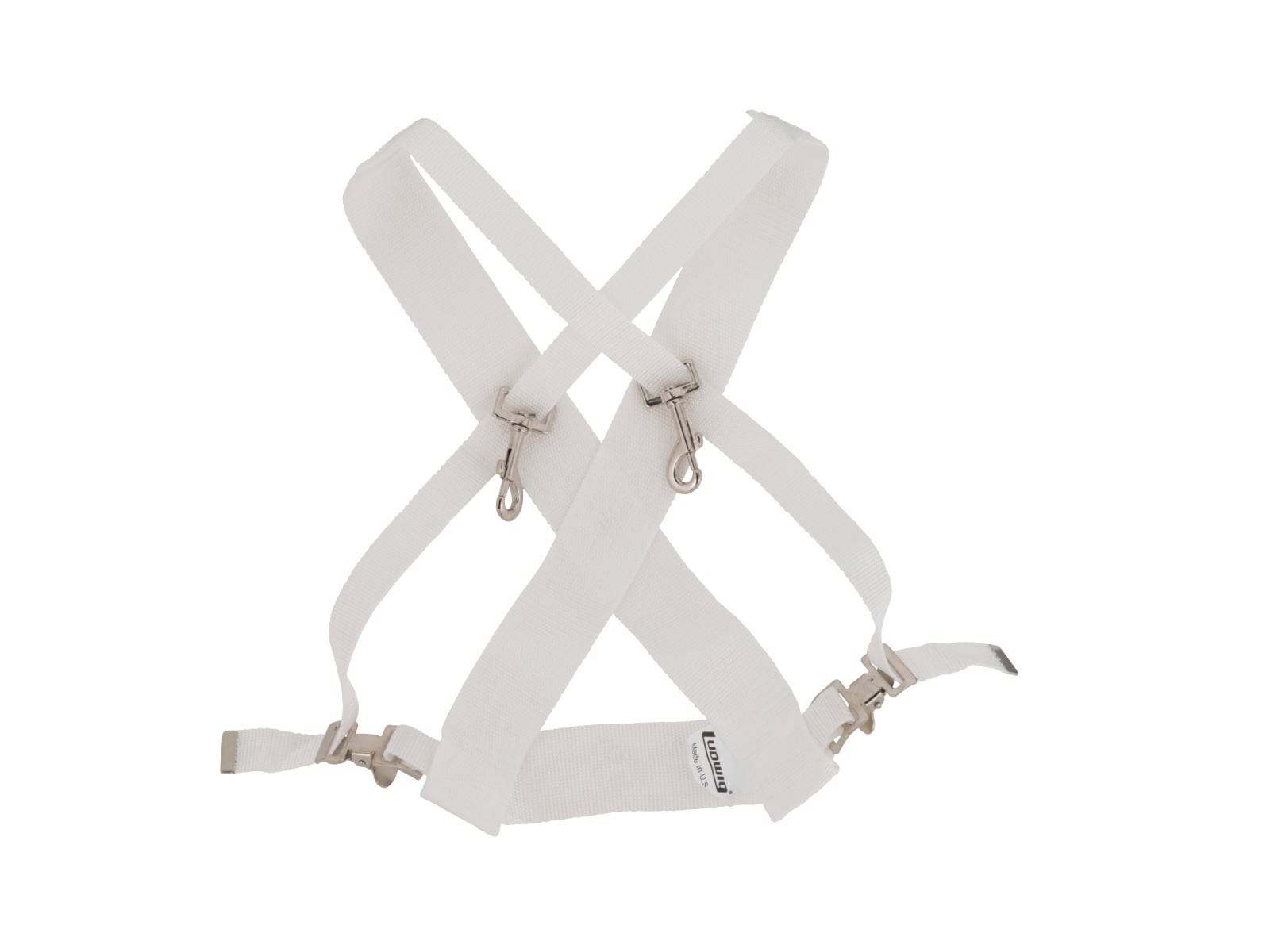 Ludwig LF350W Standard Bass Drum Sling - White