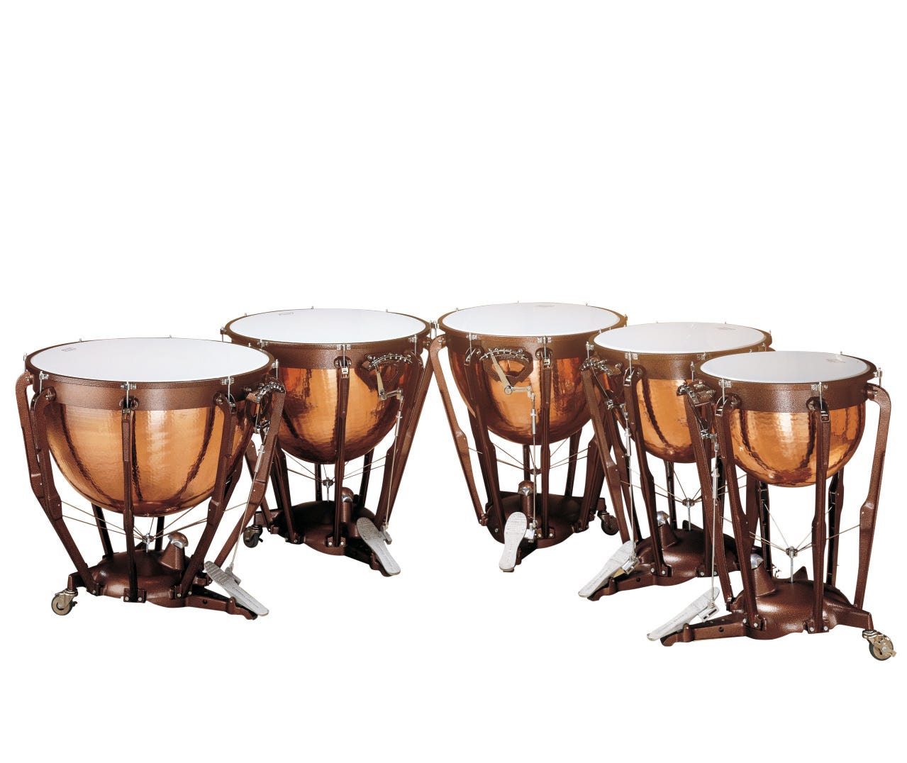 LKG720KG Ludwig 20" Hammered Copper Bowl with Pro Tuning Gauge (Suspended One-Piece Bowl Construction)