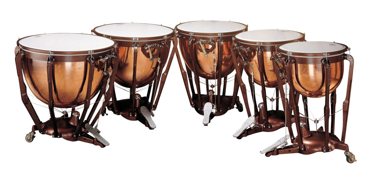 LKP532FG Ludwig 32" Fiberglass Bowl with Pro Tuning Gauge (Suspended Bowl Construction)