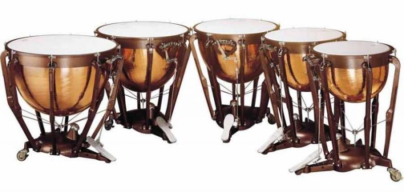 LKP520KG Ludwig 20" Hammered Copper Bowl with Pro Tuning Gauge (Suspended Bowl Construction)