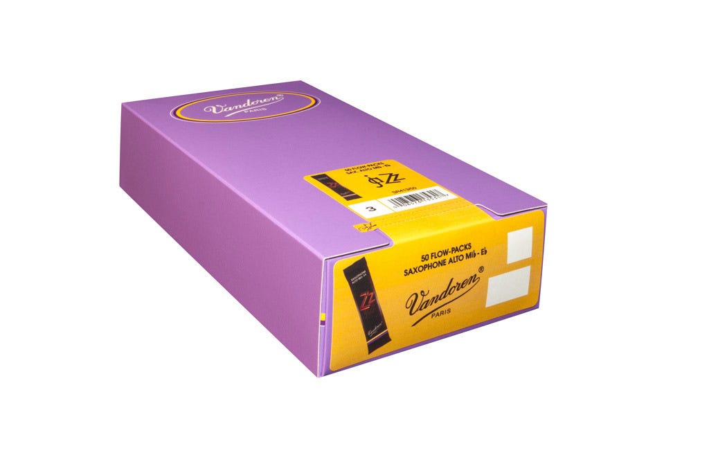 Vandoren Alto Sax ZZ Reeds Strength #2; Box of 50