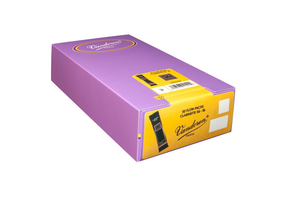 Vandoren Bb Clarinet 56 Rue Lepic Reeds Strength #3; Box of 50
