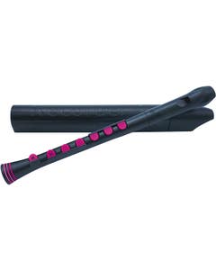 Recorder+ Black/Pink with hard case