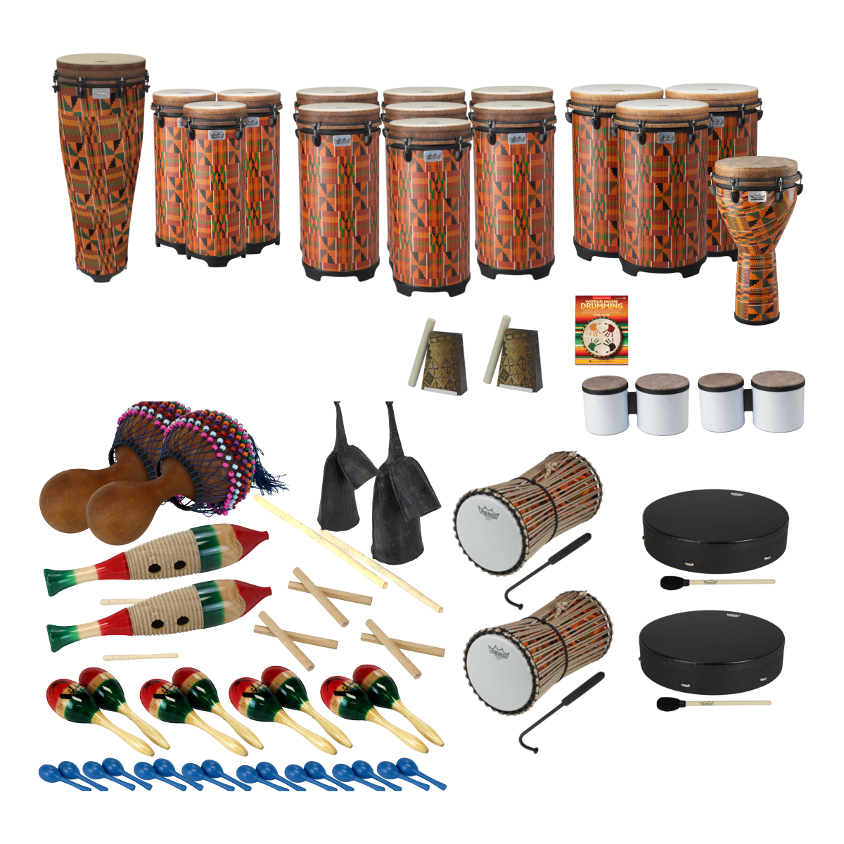 Remo World Music Drumming Drum Pack BB