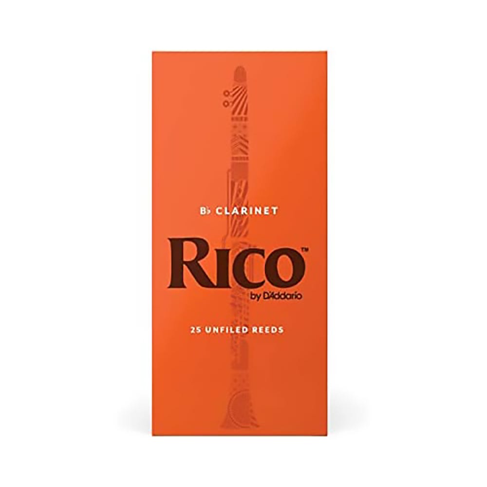 Rico Bb Clarinet Reeds - 25 Count - 2.0 Strength