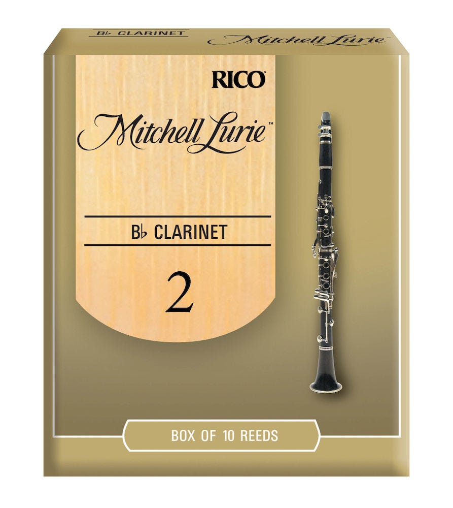 Mitchell Lurie Bb Clarinet Reeds, Strength 2.0, 10 Pack