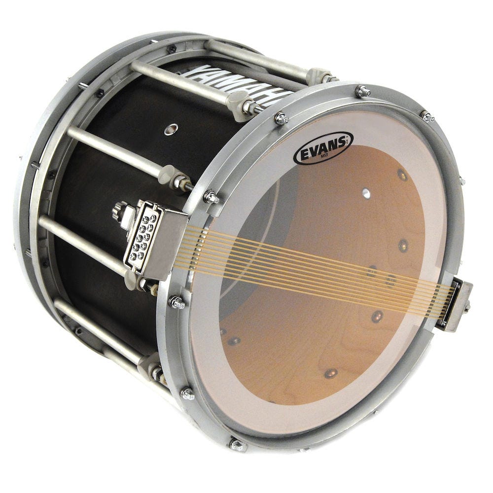 Evans MS3 Clear Marching Snare Side Drum Head 13 Inch