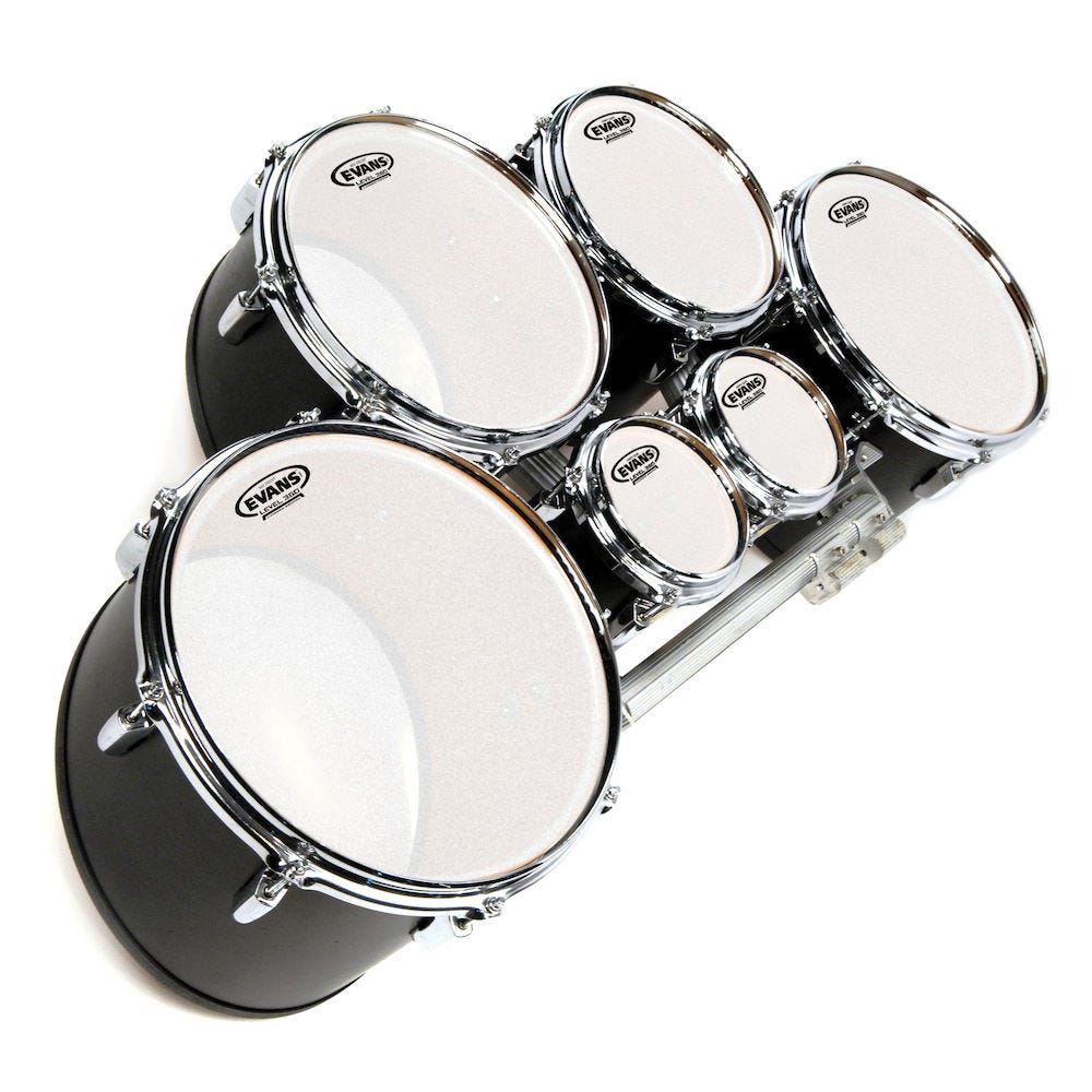 Evans MX Frost Marching Tenor Drum Head 12 Inch