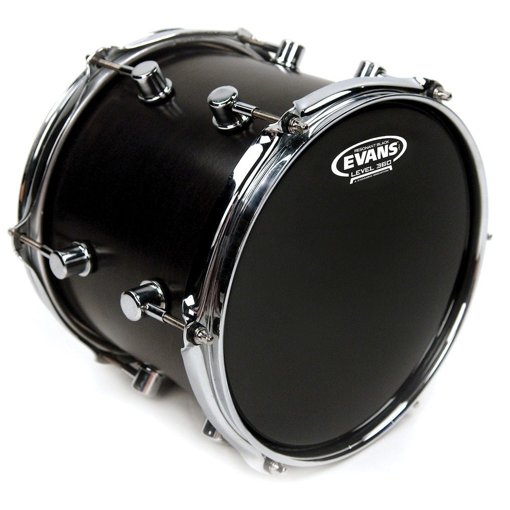 Evans Resonant Black Drum Head, 15 Inch