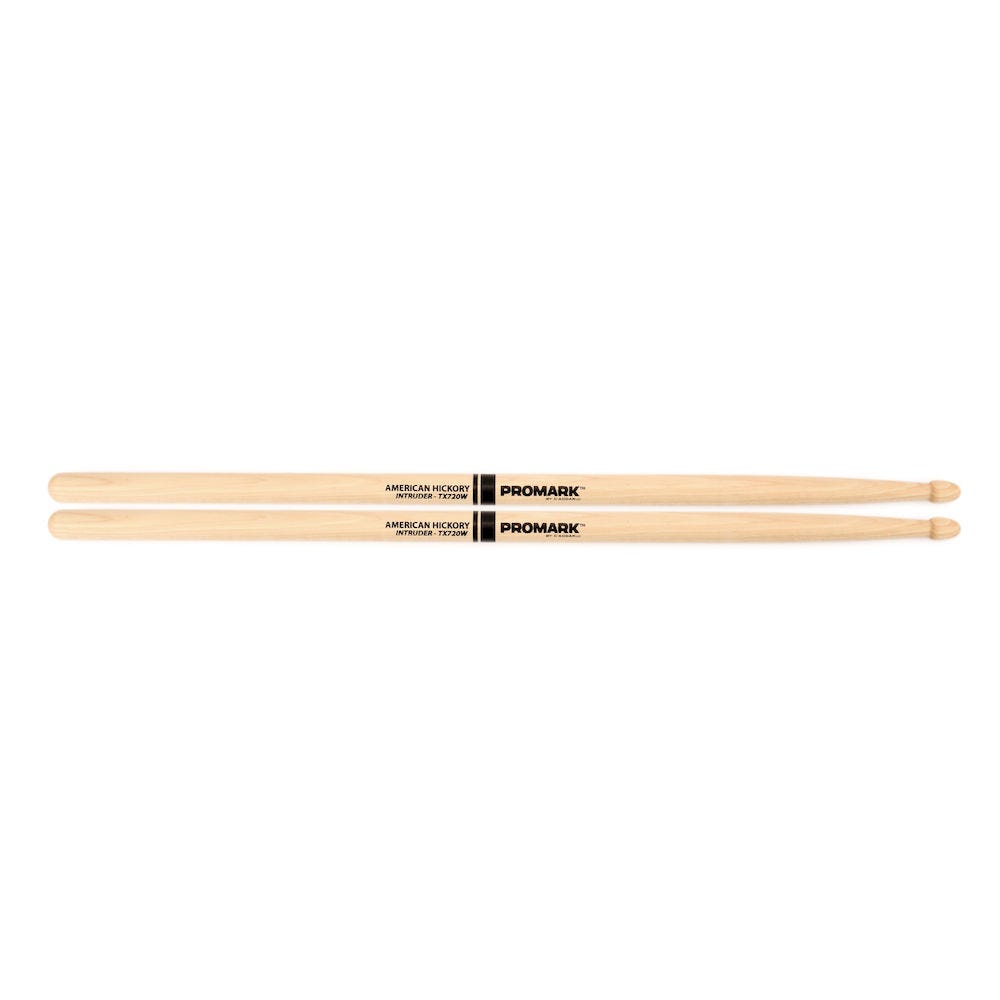 Promark Hickory 720 "Intruder" Wood Tip drumstick