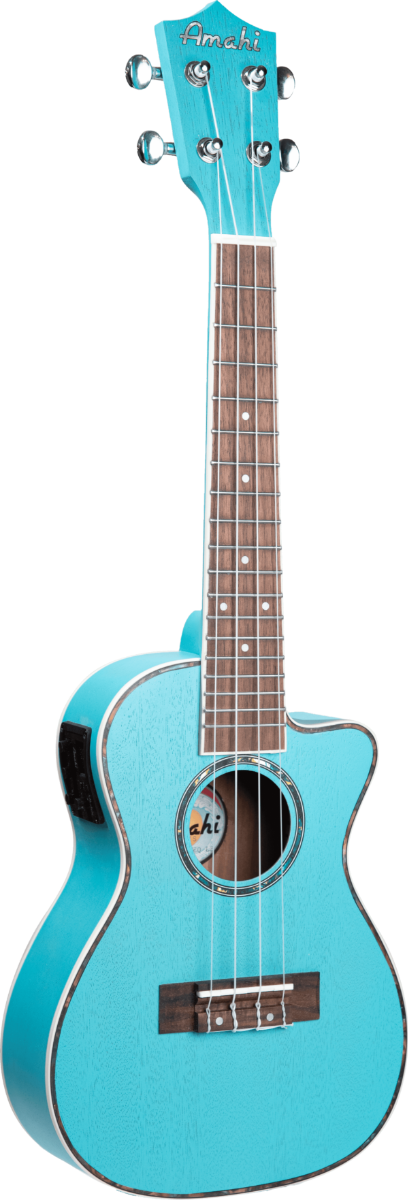 UK-205EQ Electronics and Digital Tuner - Concert Size - Light Blue