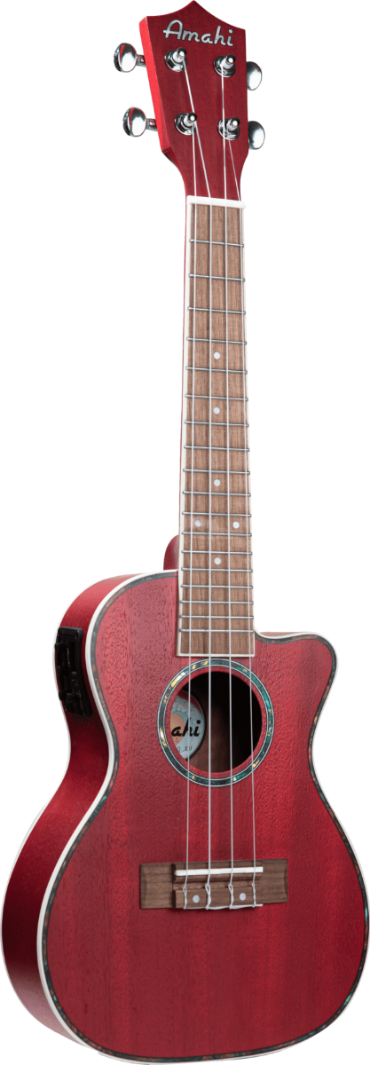 UK-205EQ Electronics and Digital Tuner - Concert Size - Red