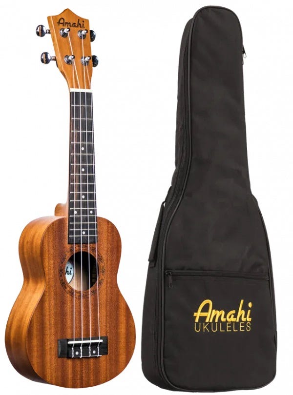 UK210C Amahi Select Mahogany Top, Back & Sides, Concert