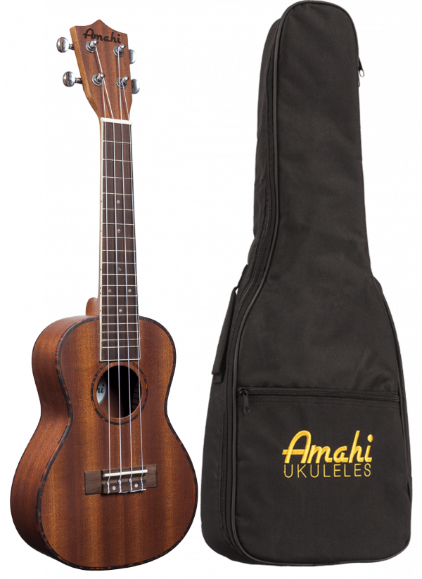 UK220-EQ Mahogany Top, Back & Sides, Digital Tuner, Concert