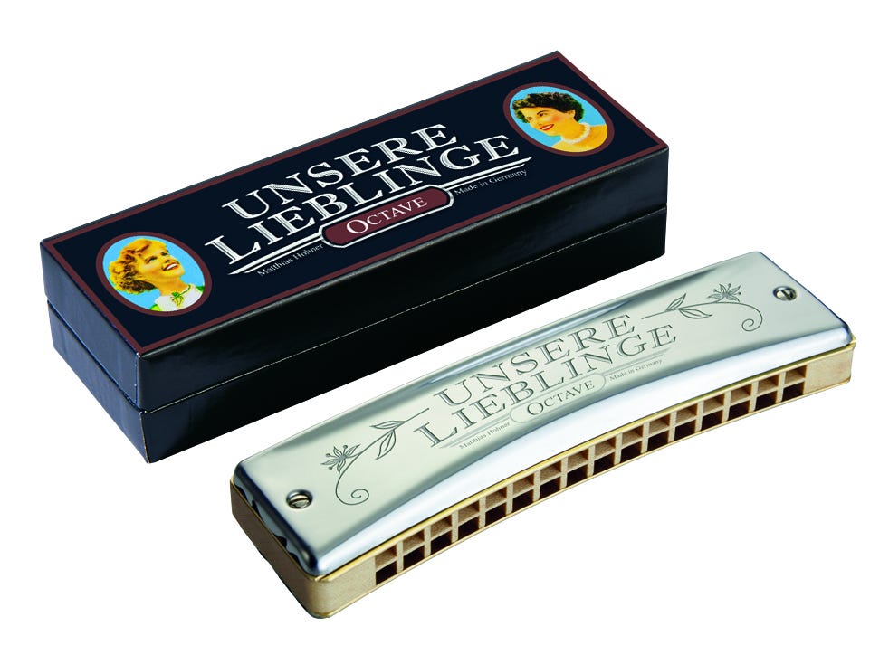 Unsere Lieblinge 32 Octave Harmonica Key of G